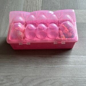 Hatchimals Pink Toy Carrying Case Figures Wings‎ Accessories Playset Lot Y2K
